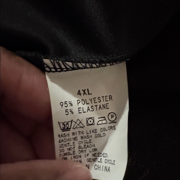 Elegant Black Dress Plus Size 4X - Picture 6 of 6